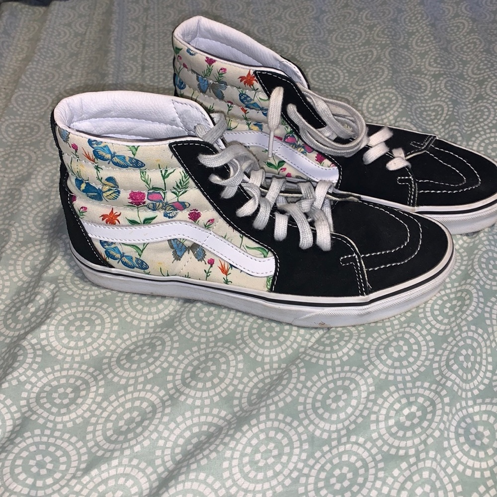 Butterfly high top vans